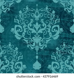 Vector illustration. Damask seamless floral pattern. luxury texture for wallpapers