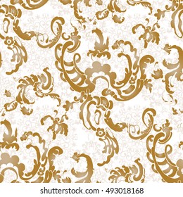 Vector illustration. Damask seamless floral pattern. luxury texture for wallpapers