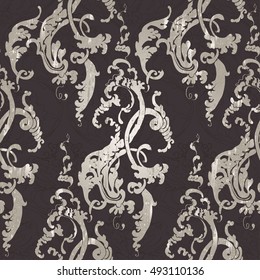 Vector illustration. Damask seamless floral pattern. luxury texture for wallpapers