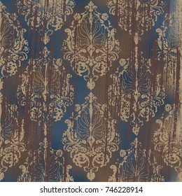 Vector illustration. Damask seamless floral pattern. luxury texture for wallpapers