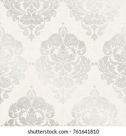  Vector illustration. Damask seamless floral pattern. luxury texture for wallpapers, fabric patterns Baroque
