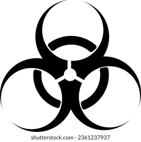 vector illustration of danger sign on transparent background