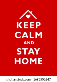 vector illustration, dangerous world new coronavirus. international pandemic covid-19. message text design for people keep calm and stay home