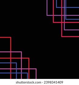 vector illustration of dark background with various patterns, shapes, elements,
