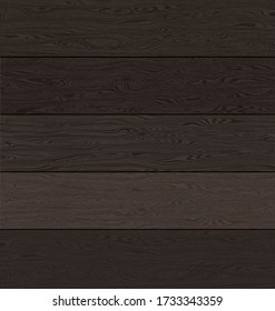 vector illustration dark colored wooden brown planking