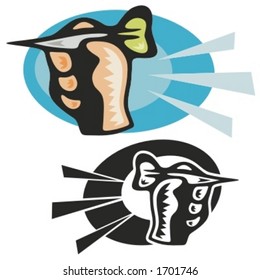 Vector illustration of a dart.