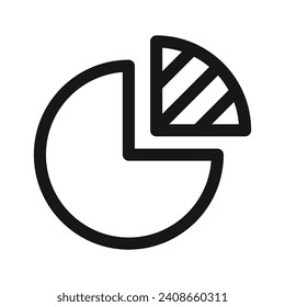 vector illustration of data analysis graph.