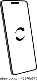 vector illustration data exchange on transparent background