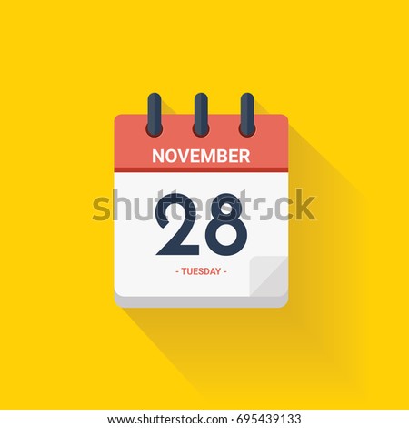 Similar – Image, Stock Photo Calendar page November