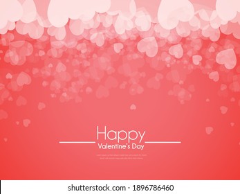 Vector Illustration Of Valentine’s Day Cards With Wishes Of Love.