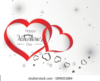 Vector Illustration Of Valentine’s Day Cards With Wishes Of Love.