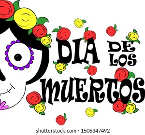 
vector illustration, day of the dead, mexico