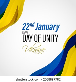 Vector illustration for a day of unity-Ukraine.