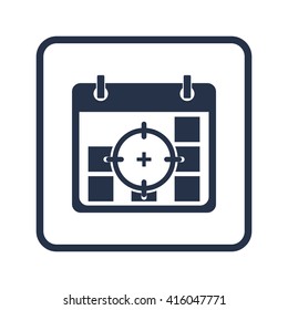 Vector illustration of deadline icon. Premium quality web icon.