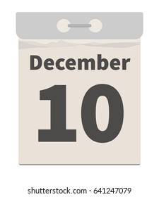Vector illustration, December 10