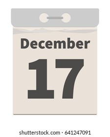 Vector illustration, December 17