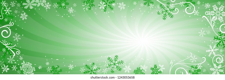 vector illustration of a decorated christmas background
