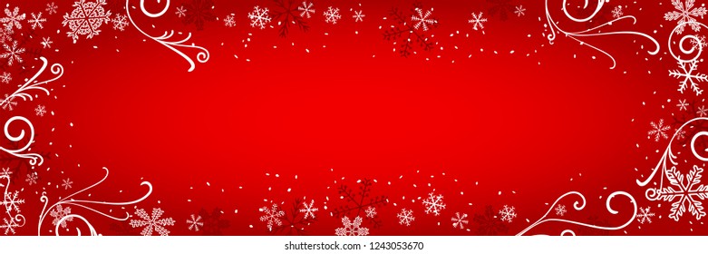 vector illustration of a decorated christmas background