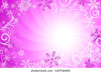 vector illustration of a decorated christmas background