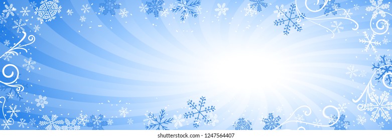 vector illustration of a decorated christmas background