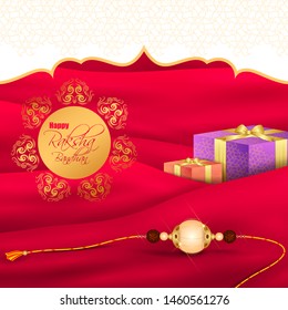 vector illustration of decorated rakhi for Indian festival Raksha Bandhan