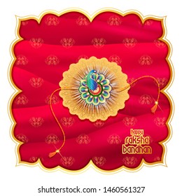 vector illustration of decorated rakhi for Indian festival Raksha Bandhan