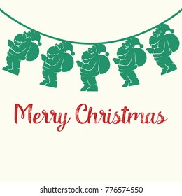 Vector Illustration of a decoration from Santa.