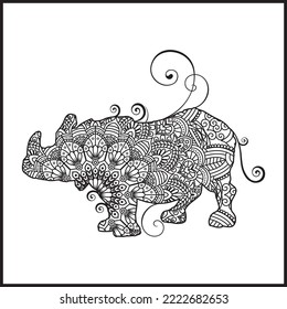 Vector illustration decorative Animal on white background