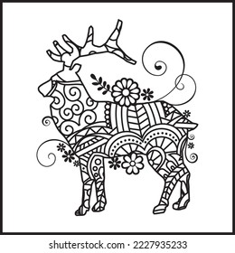Vector illustration decorative Animal on white background