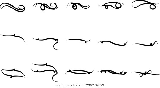 Vektorgrafik von Zierrahmen und Rahmenset.

