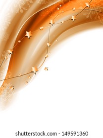 Vector Illustration of a Decorative Christmas Background