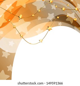 Vector Illustration of a Decorative Christmas Background