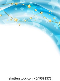 Vector Illustration of a Decorative Christmas Background