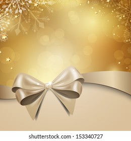 Vector Illustration of a Decorative Christmas Background 