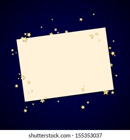 Vector Illustration of a Decorative Christmas Background