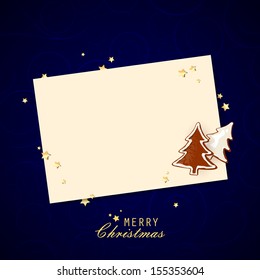 Vector Illustration of a Decorative Christmas Background