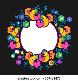 vector illustration decorative festive element for Easter