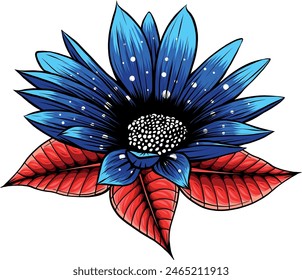 vector illustration Decorative floral background with flowers
