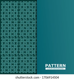 Vector illustration of decorative floral pattern ornament