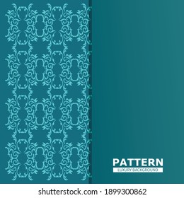 Vector illustration of decorative floral pattern ornament