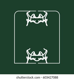 Vector illustration of a decorative frame.