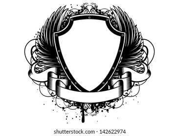Vector illustration decorative frame with patterns
