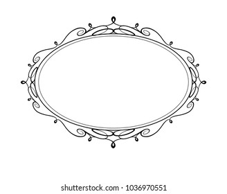 Vector Illustration. Decorative frames. Vintage vector.