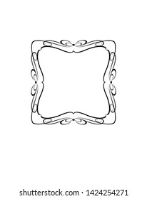 Vector Illustration. Decorative frames. Vintage vector.