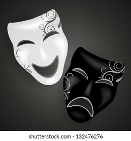 Vector Illustration of Decorative Masks