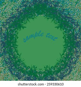 Vector illustration with decorative ornament frame. Can be used for you business artwork