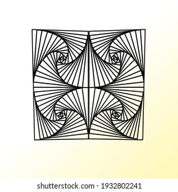 Vector illustration of decorative ornament graphics