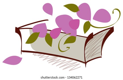 Vector illustration of decorative plant