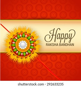 Vector Illustration Decorative Rakhi Raksha Bandhan Stock Vector ...