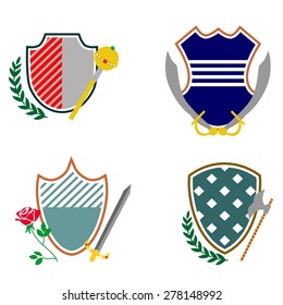 Vector illustration dedicated to the coat of arms.